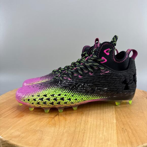 Under Armour Spotlight Clone 3.0 MC Mens Size 11 Football Cleats World Tour NEW - Picture 3 of 9